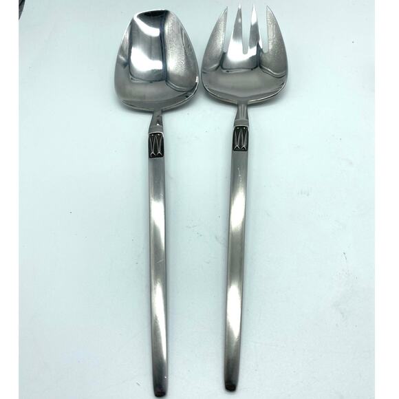 Arthur‎ SALM Mid Century Stainless Steel Japan Serving Set 5 Pc ASFI Satin - Picture 9 of 10